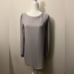 Lulus light grey shift dress
